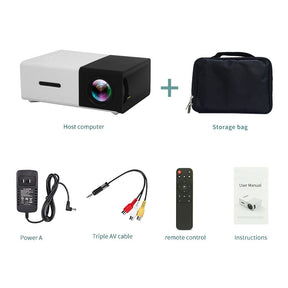 Mini Projetor Cinema Portátil 1080p Full HD